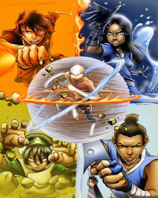 Avatar The Last Airbender Paint By Numbers