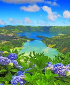 Azores Portugal paint by numbers