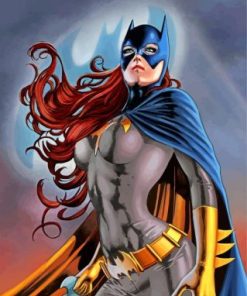 Batgirl Marvel paint by numbers