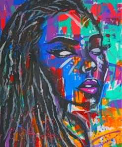 Black Woman Paint By Numbers