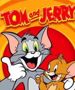 Cartoon Tom And Jerry paint by numbers