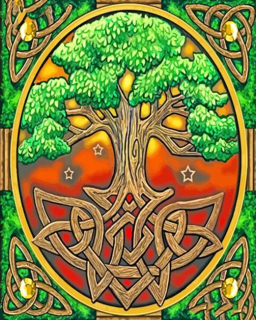 Celtic Tree Of Life painting by numbers