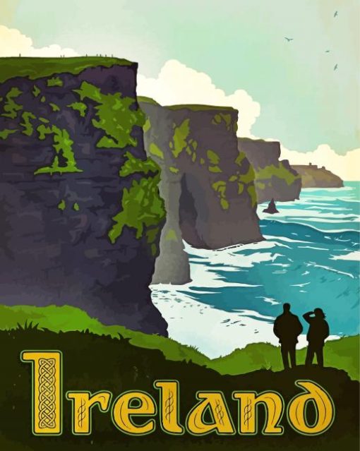 Cliffs Of Moher Ireland Paint By Numbers