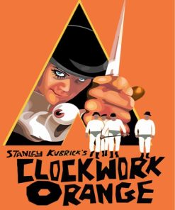 Clockwork Orange Movie Poster paint by numbers