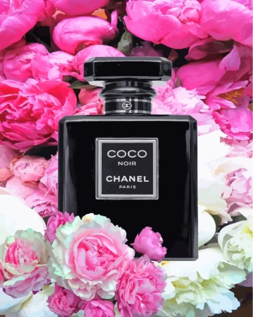 Black Coco Chanel Paint By Numbers