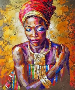 Cool Black Woman Paint By Numbers