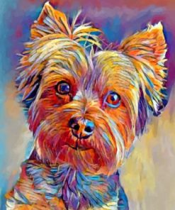 Cute Yorkshire Terrier Paint By Numbers