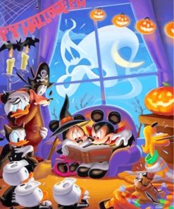 Disney Halloween Paint By Numbers