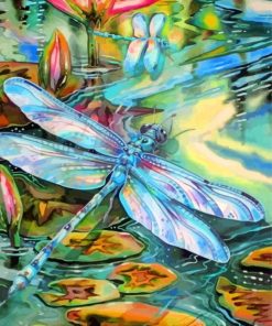 Dragonfly paint by numbers