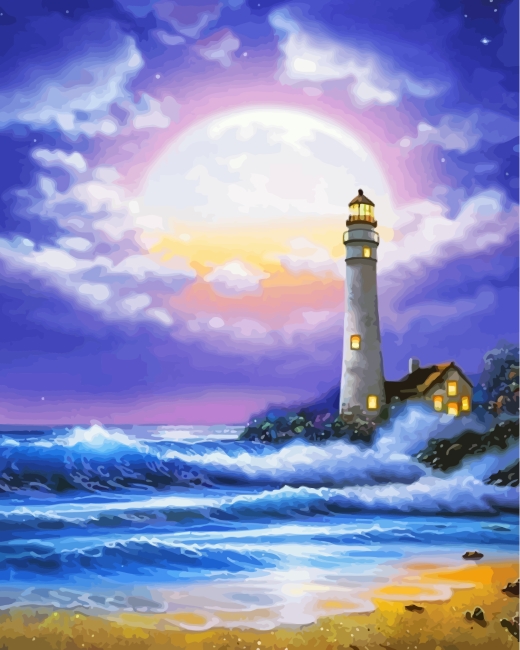Dreams Lighthouse Paint By Numbers