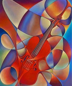 Dynamic Violin Paint By Numbers