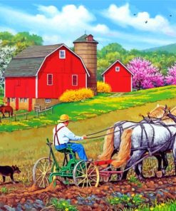 Farm Life painting by numbers