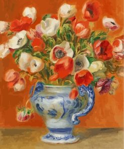 Flowers By Pierre Auguste Renoir Paint By Numbers