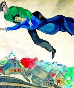 Flying Lovers Marc Chagall Paint By Numbers