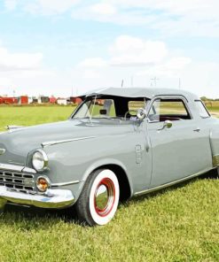 Grey Studebaker paint by numbers