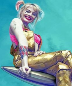 Harley Quinn Birds Of Prey paint by numbers