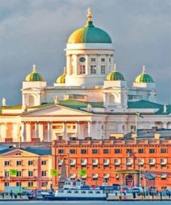 Helsinki Cathedral Paint by numbers