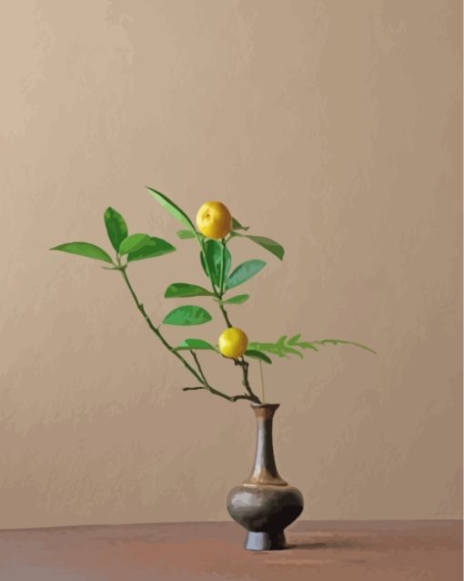 Ikebana paint by numbers