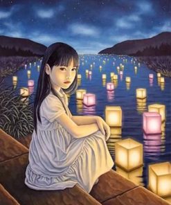 Japanese Girl Paint By Numbers
