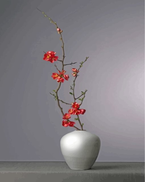 Japanese Ikebana Paint By Numbers