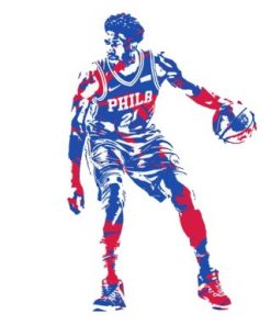 Joel Embiid paint By Numbers