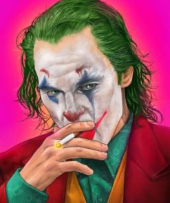 Joker Villain paint by numbers