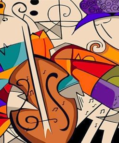 Kandinsky Abstract Art paint by numbers