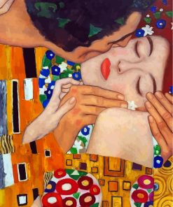 Klimt The Kiss Close Up Paint By Number