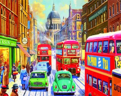 Beautiful London paint by numbers