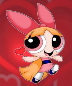 Love Blossom Powerpuff Girls paint by numbers