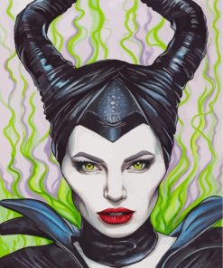 Maleficent paint by numbers