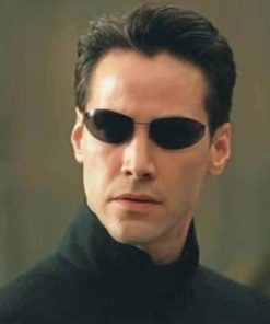 Matrix Keanu Reeves paint by numbers