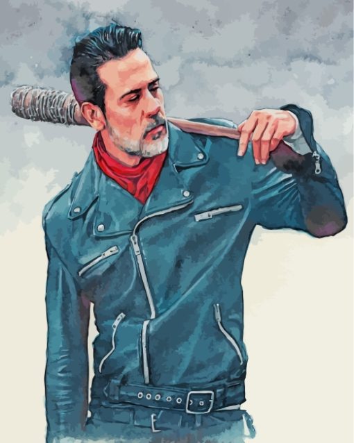 Negan Deviantart Paint By Numbers