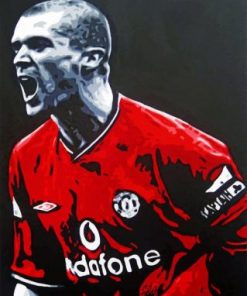 Roy Keane Manchester United Paint by numbers