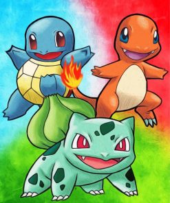 Cute Pokemon paint by numbers