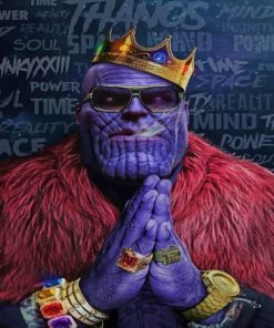 Thanos King Paint By Numbers