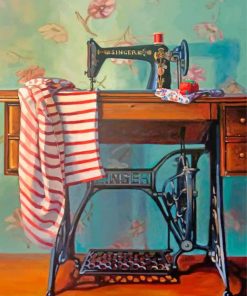 Sewing Machine Paint By Numbers