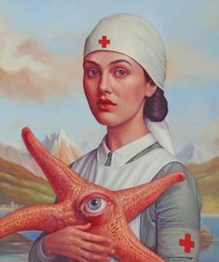 Weird Nurse paint by numbers