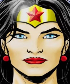 Wonder Woman Paint By Numbers