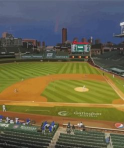 Wrigley Field Chicago Paint By Numbers