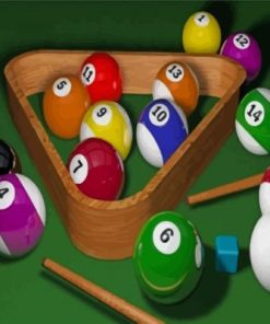 8 Ball Pool paint by numbers