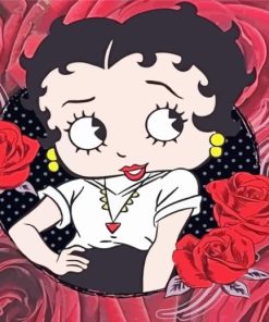 Adorable Betty Boop Paint By Numbers