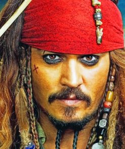 Captain Jack Sparrow Paint By Numbers