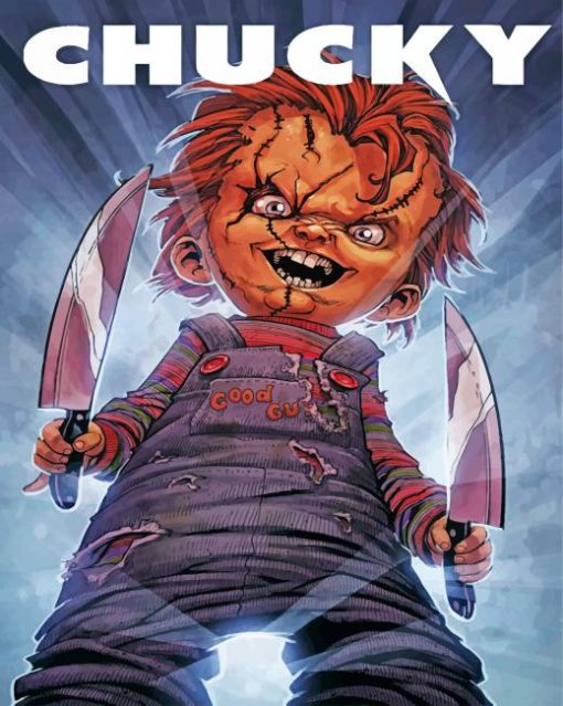 Chucky Doll Paint By Numbers