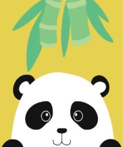 Cute Panda paint by numbers