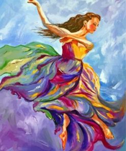 Dancing Woman Art Paint By Numbers