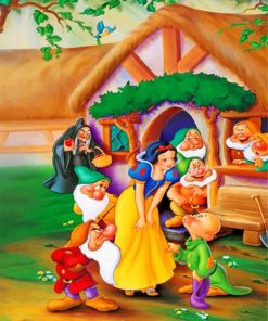 Disney Snow White Paint By Numbers