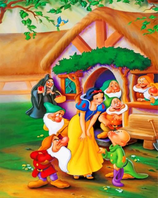 Disney Snow White Paint By Numbers