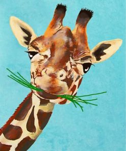 Funny Giraffe Paint By Numbers