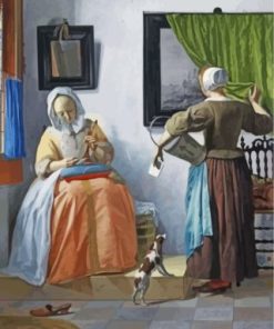 Johannes Vermeer paint by numbers